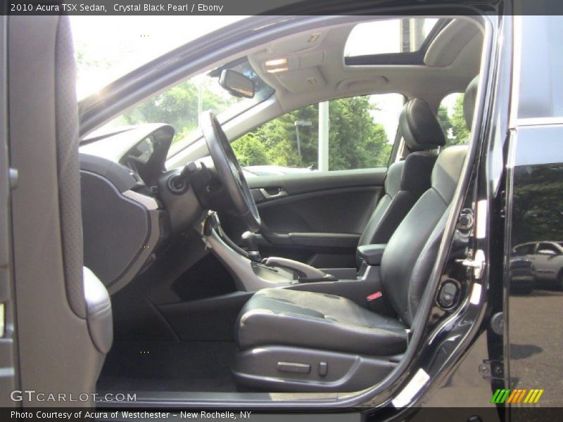 Crystal Black Pearl / Ebony 2010 Acura TSX Sedan