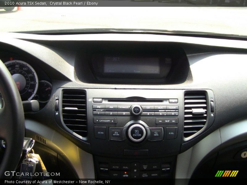 Crystal Black Pearl / Ebony 2010 Acura TSX Sedan
