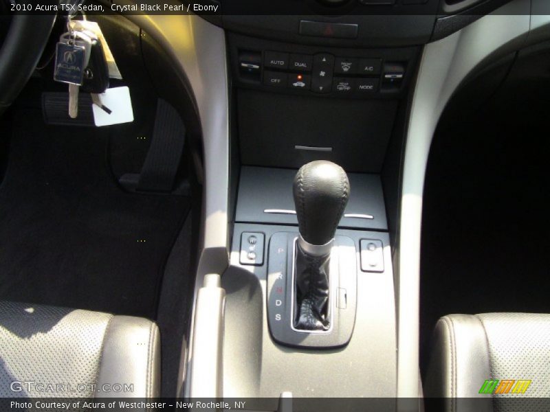 Crystal Black Pearl / Ebony 2010 Acura TSX Sedan