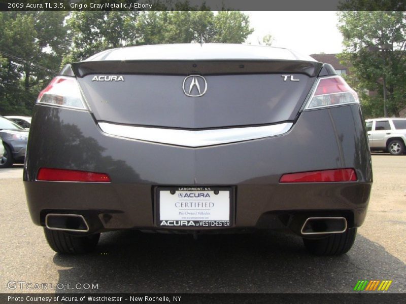 Grigio Gray Metallic / Ebony 2009 Acura TL 3.5