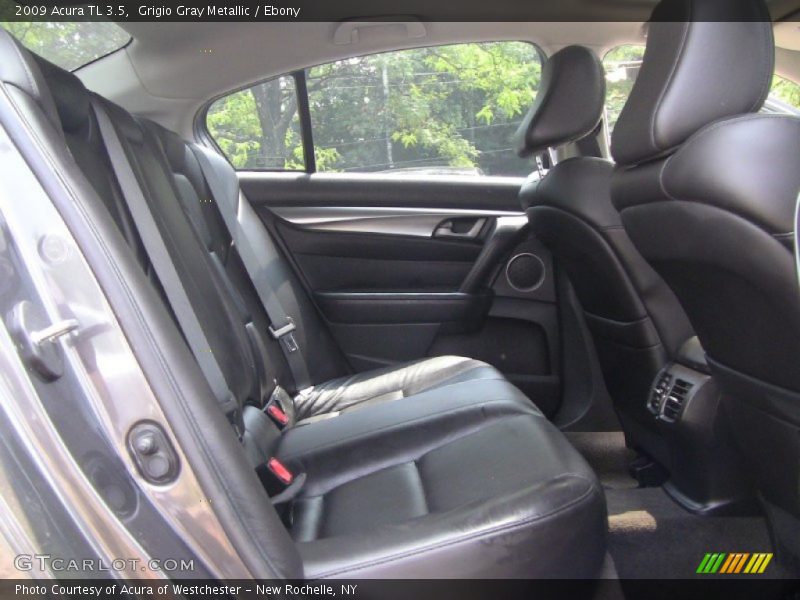 Grigio Gray Metallic / Ebony 2009 Acura TL 3.5