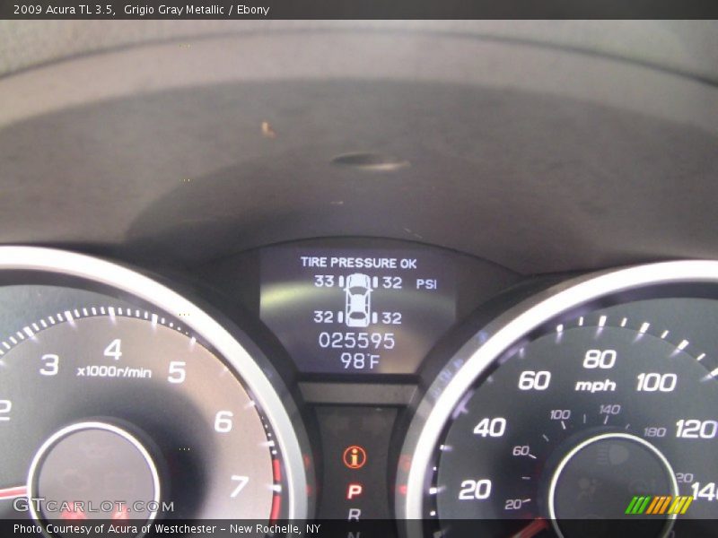 Grigio Gray Metallic / Ebony 2009 Acura TL 3.5
