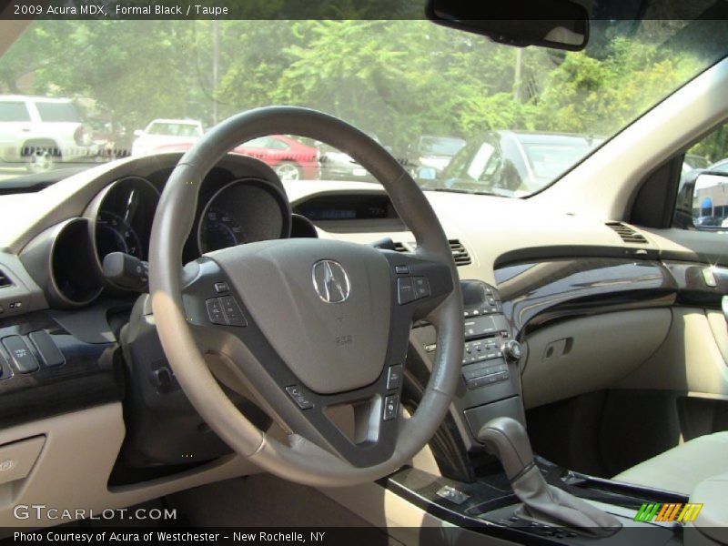 Formal Black / Taupe 2009 Acura MDX