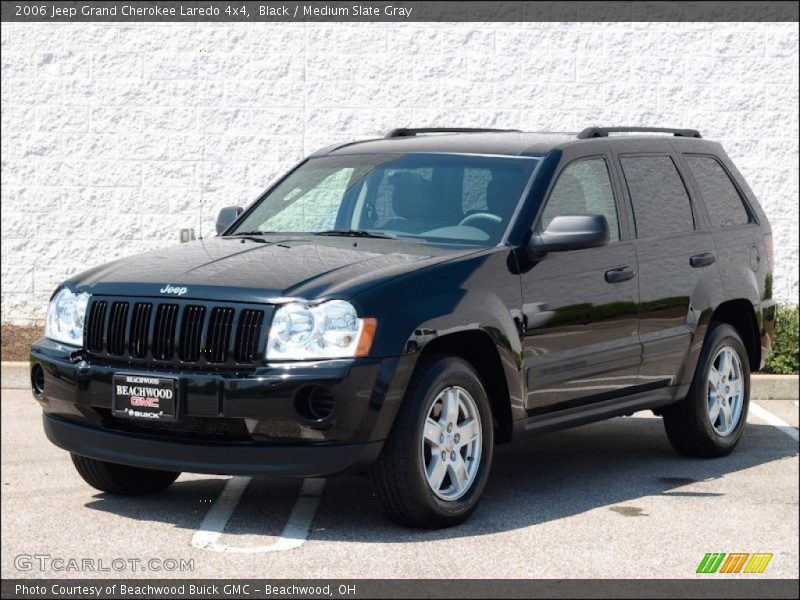 Black / Medium Slate Gray 2006 Jeep Grand Cherokee Laredo 4x4
