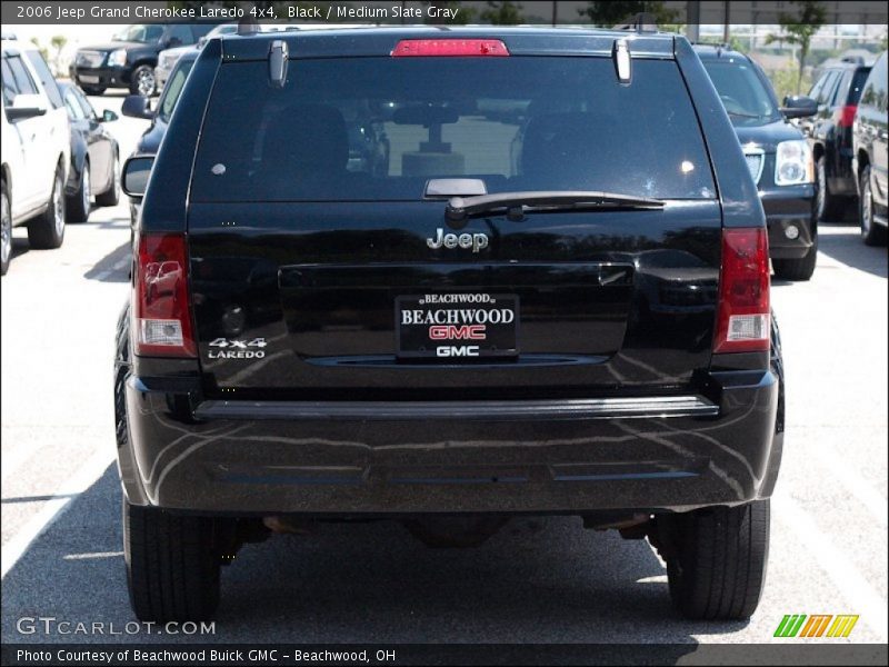 Black / Medium Slate Gray 2006 Jeep Grand Cherokee Laredo 4x4