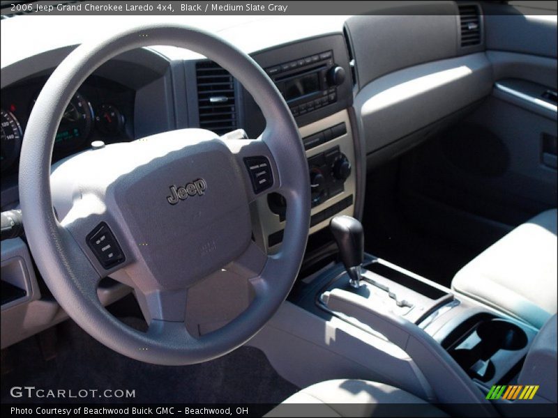 Black / Medium Slate Gray 2006 Jeep Grand Cherokee Laredo 4x4