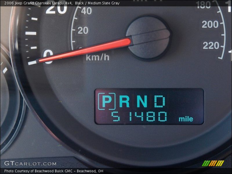 Black / Medium Slate Gray 2006 Jeep Grand Cherokee Laredo 4x4