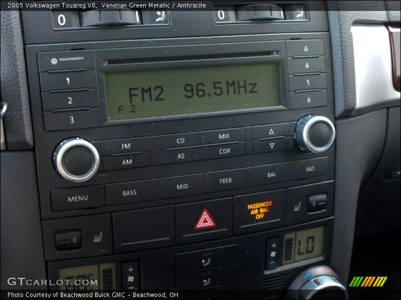 Venetian Green Metallic / Anthracite 2005 Volkswagen Touareg V6