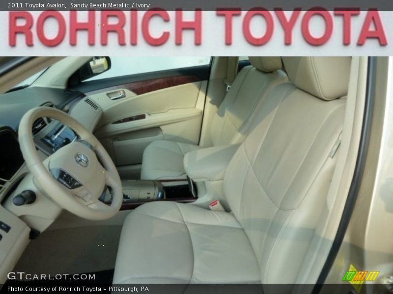 Sandy Beach Metallic / Ivory 2011 Toyota Avalon