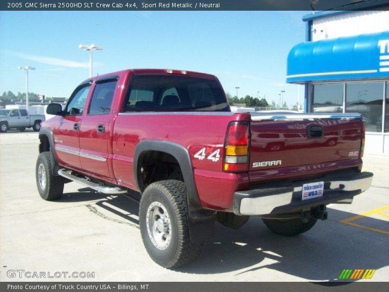 Sport Red Metallic / Neutral 2005 GMC Sierra 2500HD SLT Crew Cab 4x4