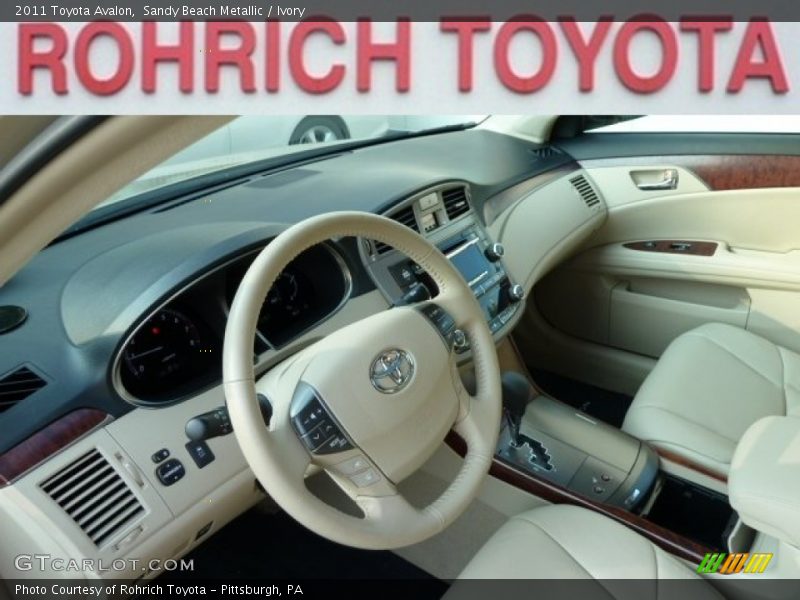 Sandy Beach Metallic / Ivory 2011 Toyota Avalon