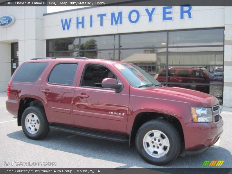 Deep Ruby Metallic / Ebony 2008 Chevrolet Tahoe LT 4x4
