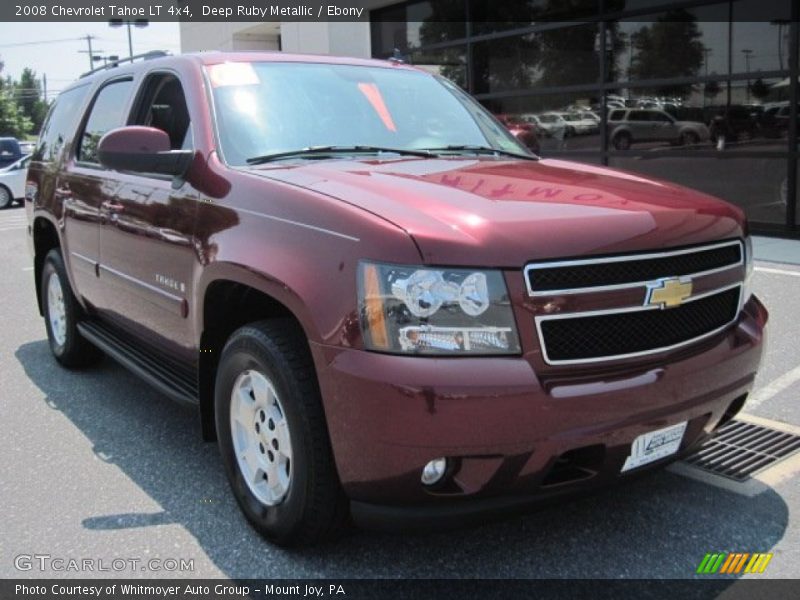 Deep Ruby Metallic / Ebony 2008 Chevrolet Tahoe LT 4x4