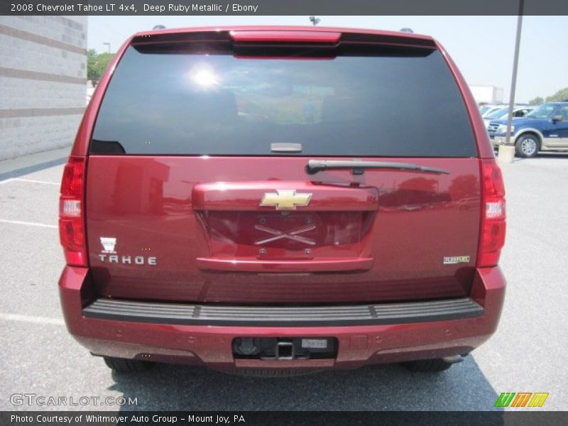 Deep Ruby Metallic / Ebony 2008 Chevrolet Tahoe LT 4x4