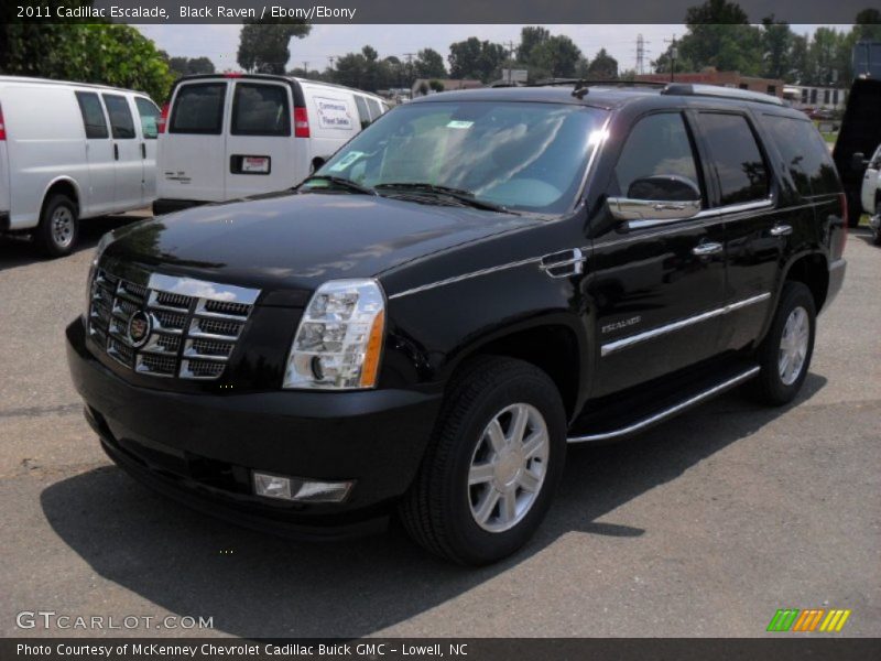 Black Raven / Ebony/Ebony 2011 Cadillac Escalade