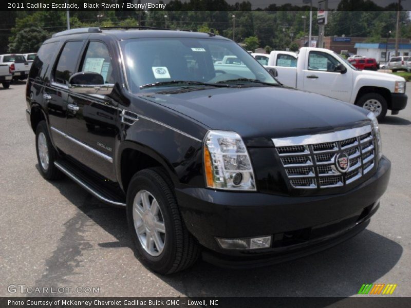 Black Raven / Ebony/Ebony 2011 Cadillac Escalade