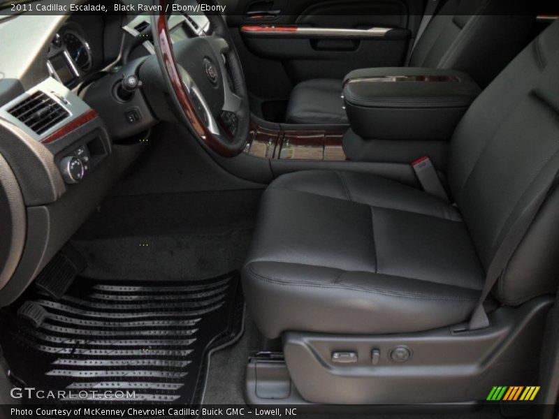 Black Raven / Ebony/Ebony 2011 Cadillac Escalade