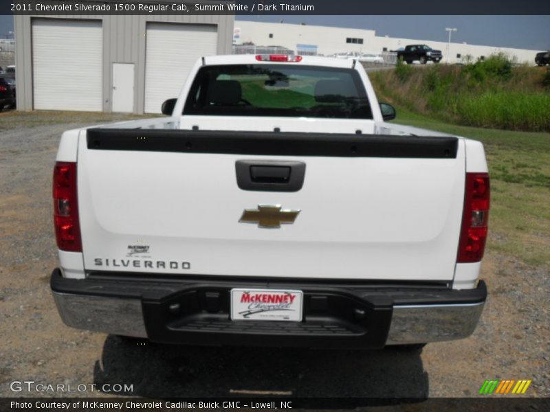 Summit White / Dark Titanium 2011 Chevrolet Silverado 1500 Regular Cab