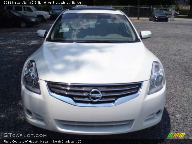 Winter Frost White / Blonde 2012 Nissan Altima 2.5 SL