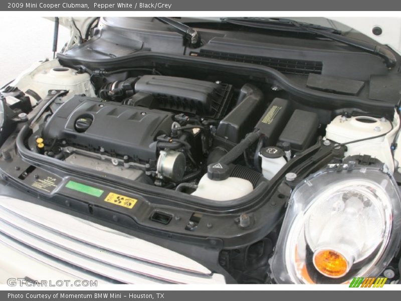 Pepper White / Black/Grey 2009 Mini Cooper Clubman