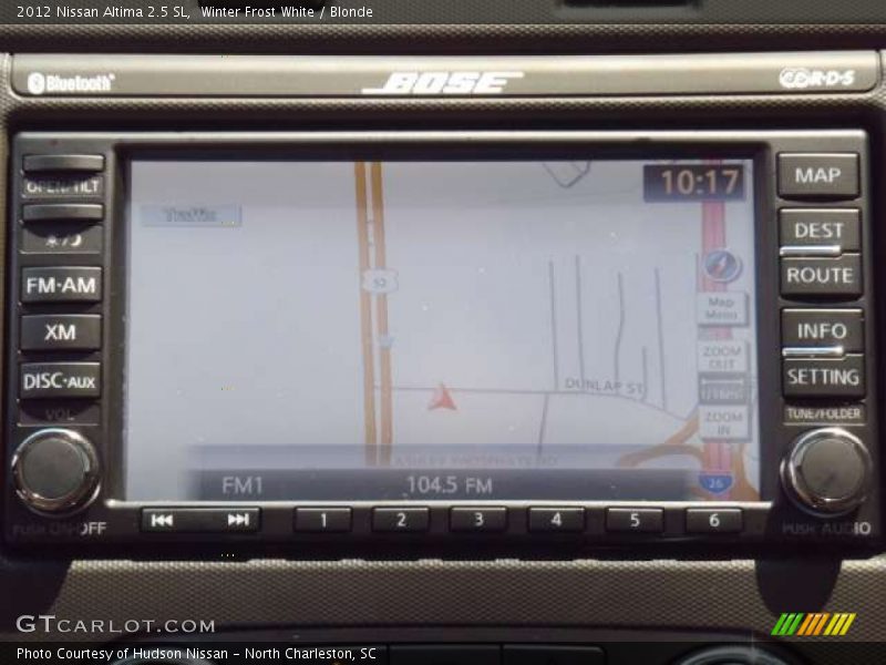 Winter Frost White / Blonde 2012 Nissan Altima 2.5 SL