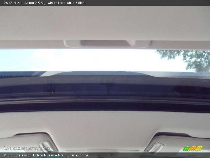 Winter Frost White / Blonde 2012 Nissan Altima 2.5 SL