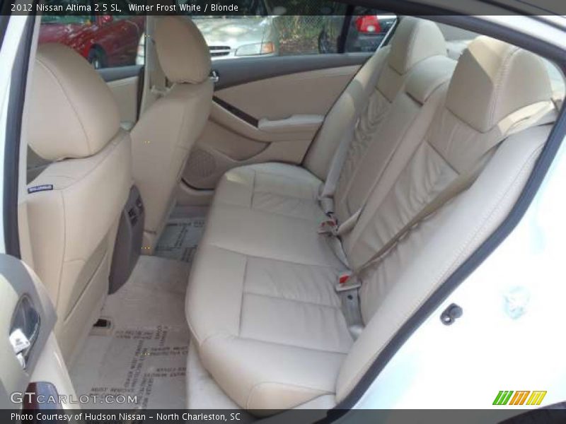 Winter Frost White / Blonde 2012 Nissan Altima 2.5 SL
