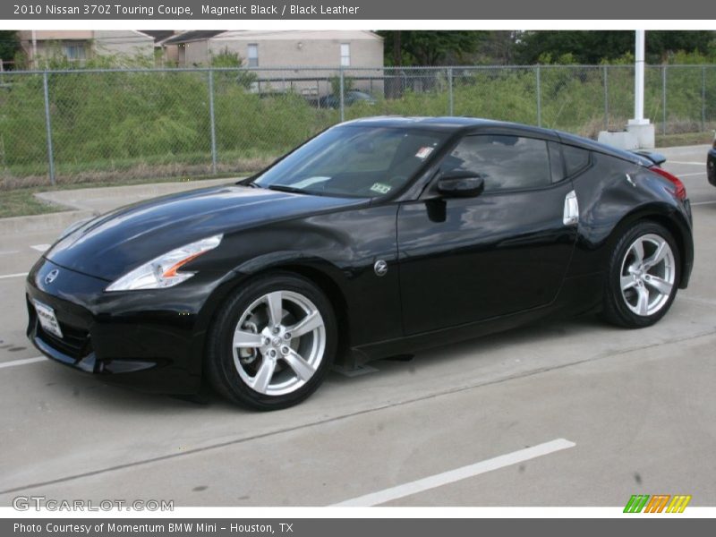 Magnetic Black / Black Leather 2010 Nissan 370Z Touring Coupe