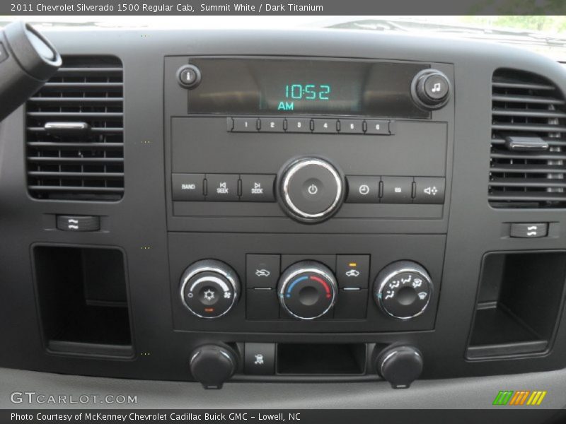 Summit White / Dark Titanium 2011 Chevrolet Silverado 1500 Regular Cab