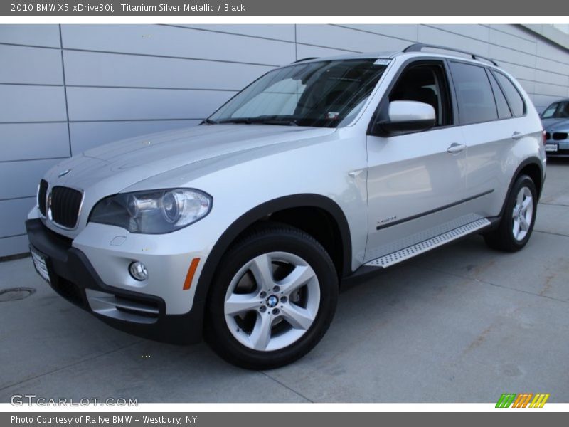 Titanium Silver Metallic / Black 2010 BMW X5 xDrive30i