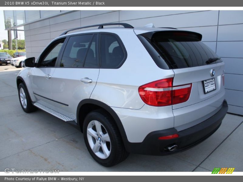 Titanium Silver Metallic / Black 2010 BMW X5 xDrive30i