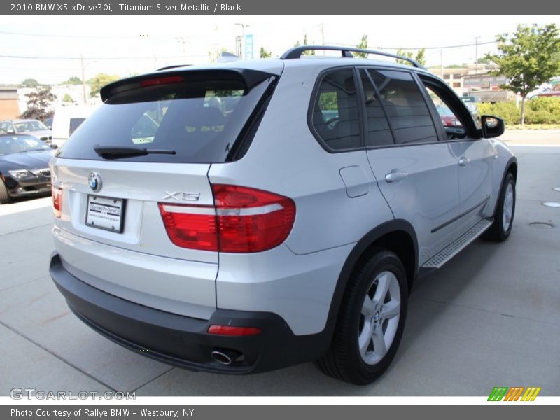 Titanium Silver Metallic / Black 2010 BMW X5 xDrive30i