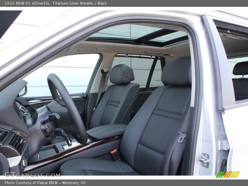 Titanium Silver Metallic / Black 2010 BMW X5 xDrive30i