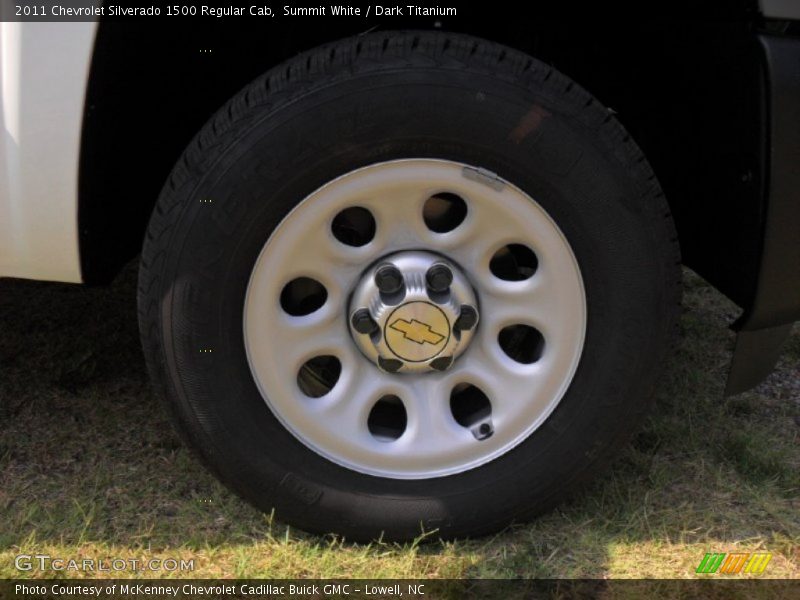 Summit White / Dark Titanium 2011 Chevrolet Silverado 1500 Regular Cab