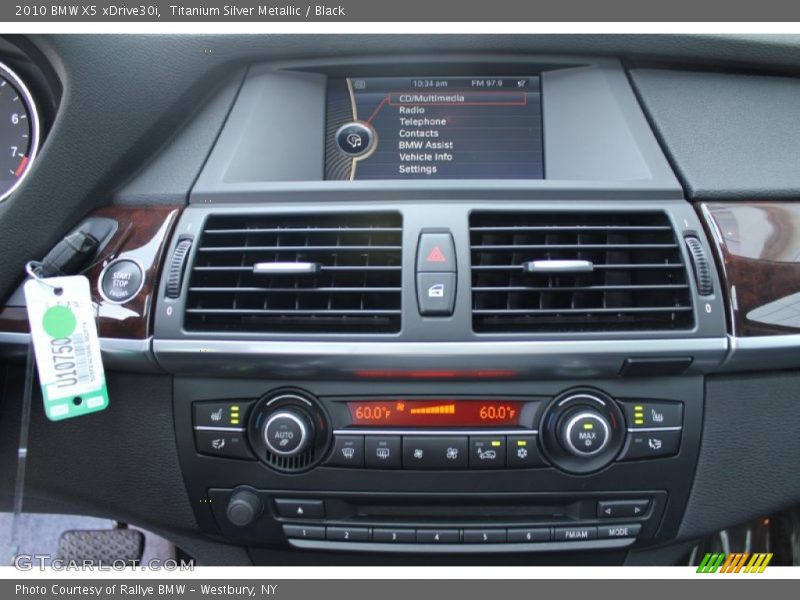 Titanium Silver Metallic / Black 2010 BMW X5 xDrive30i