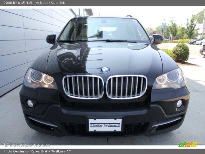 Jet Black / Sand Beige 2008 BMW X5 4.8i