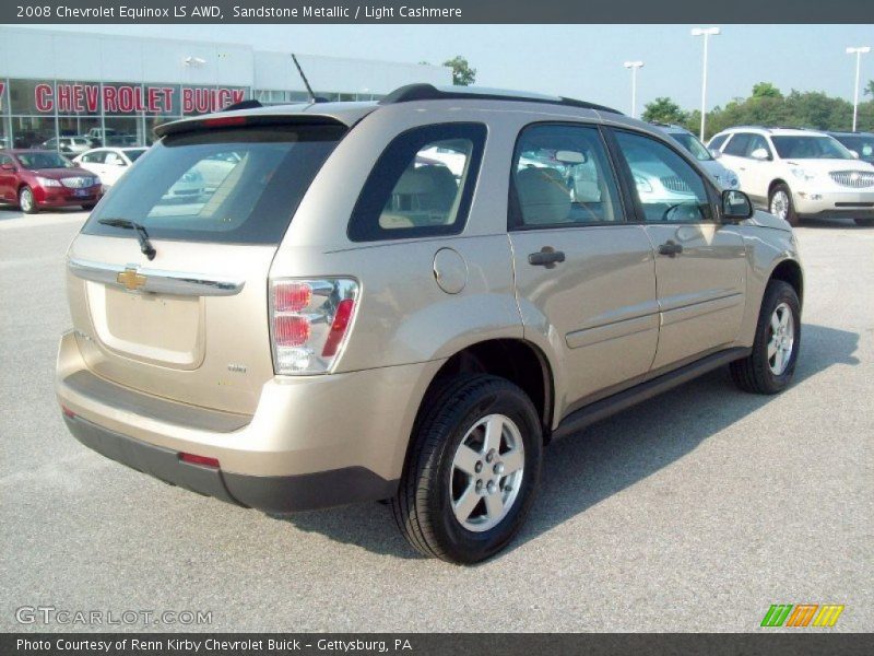 Sandstone Metallic / Light Cashmere 2008 Chevrolet Equinox LS AWD