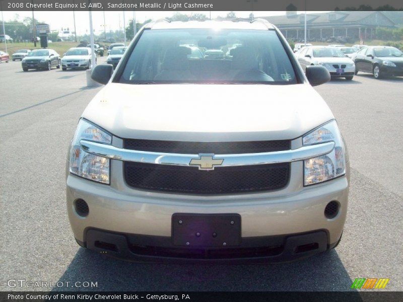 Sandstone Metallic / Light Cashmere 2008 Chevrolet Equinox LS AWD