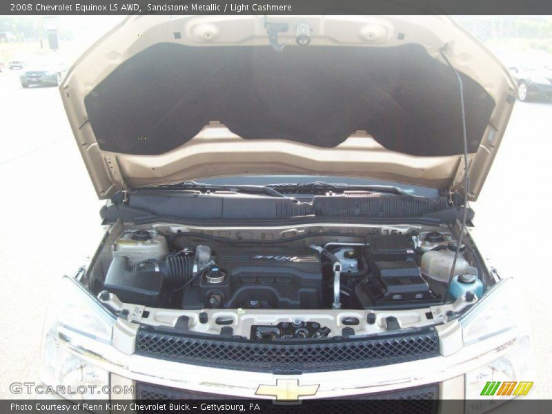 Sandstone Metallic / Light Cashmere 2008 Chevrolet Equinox LS AWD