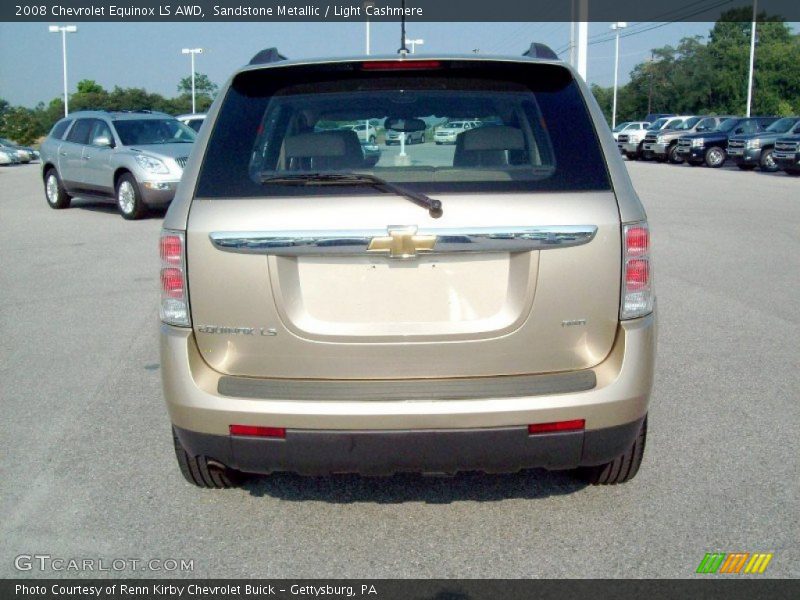 Sandstone Metallic / Light Cashmere 2008 Chevrolet Equinox LS AWD