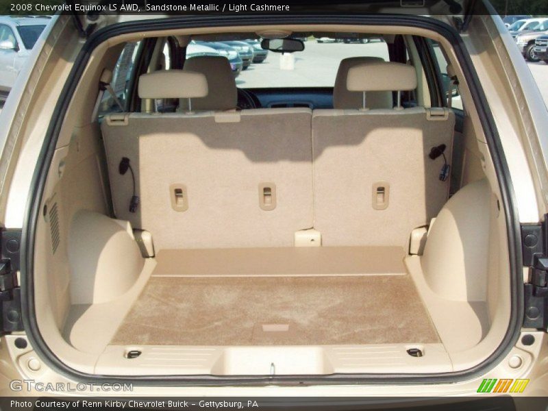 Sandstone Metallic / Light Cashmere 2008 Chevrolet Equinox LS AWD