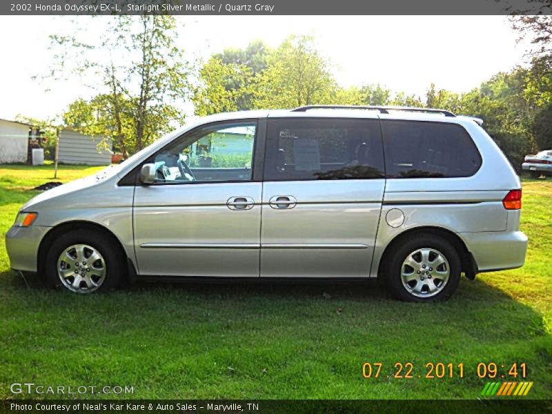 Starlight Silver Metallic / Quartz Gray 2002 Honda Odyssey EX-L