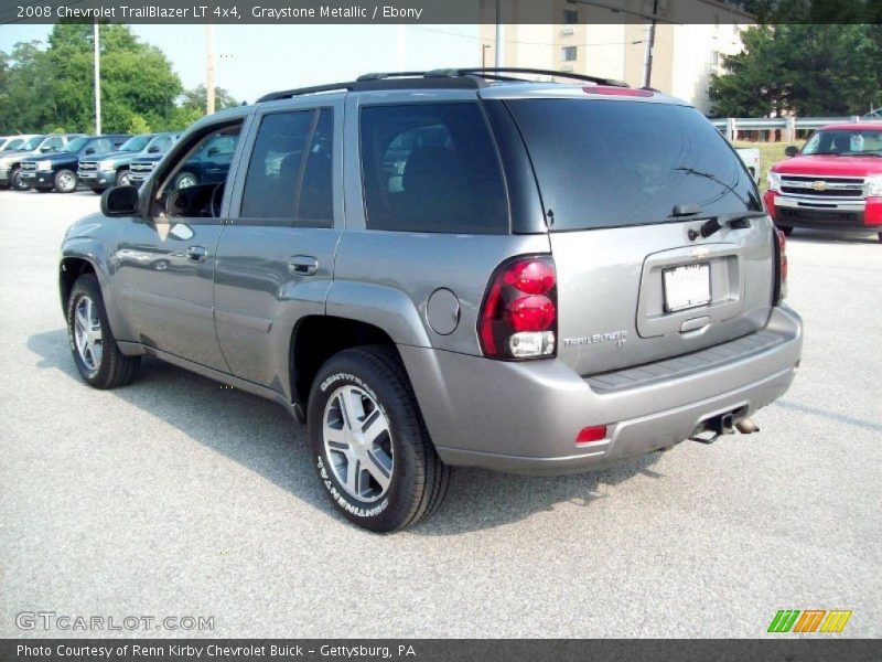 Graystone Metallic / Ebony 2008 Chevrolet TrailBlazer LT 4x4