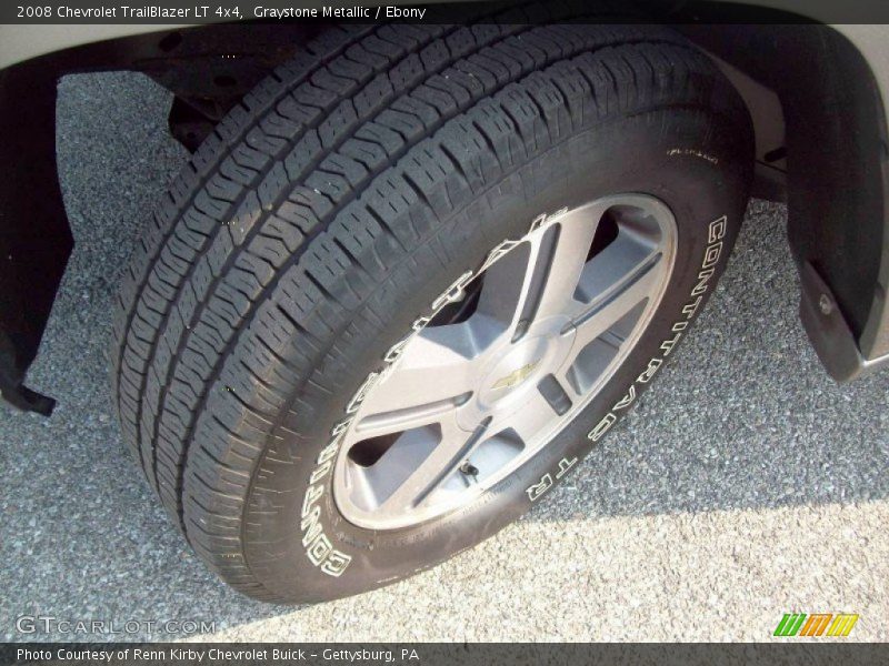 Graystone Metallic / Ebony 2008 Chevrolet TrailBlazer LT 4x4