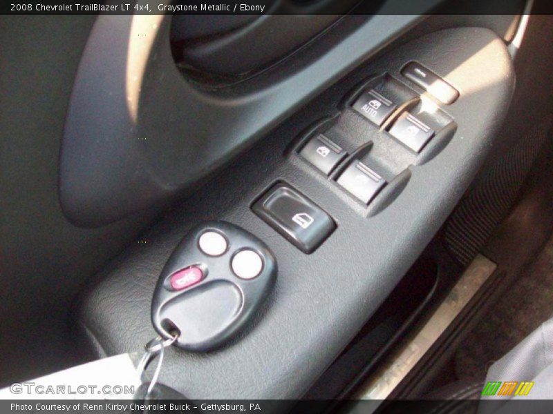 Graystone Metallic / Ebony 2008 Chevrolet TrailBlazer LT 4x4