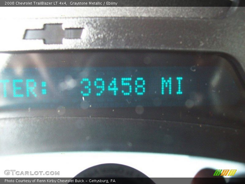 Graystone Metallic / Ebony 2008 Chevrolet TrailBlazer LT 4x4