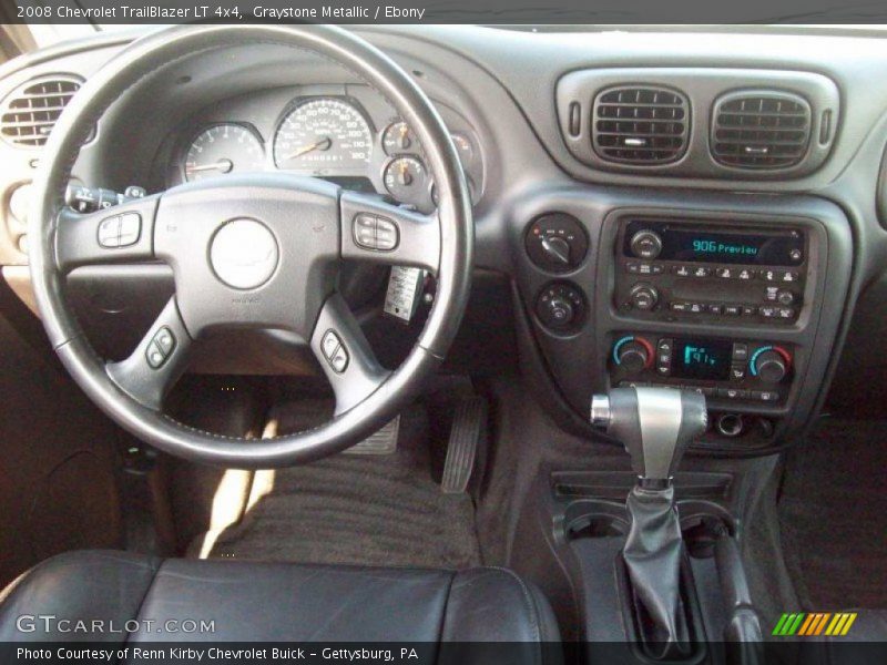 Graystone Metallic / Ebony 2008 Chevrolet TrailBlazer LT 4x4