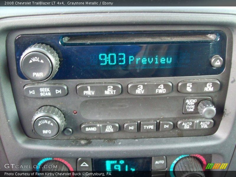 Graystone Metallic / Ebony 2008 Chevrolet TrailBlazer LT 4x4