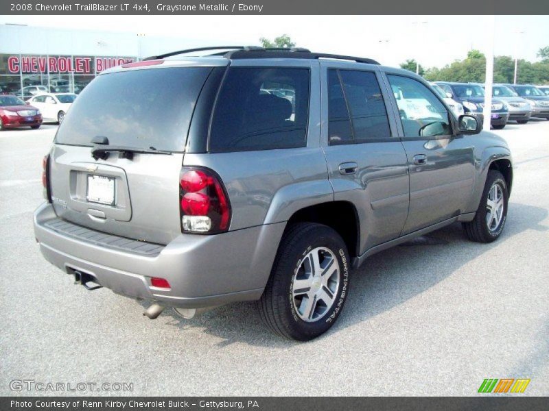 Graystone Metallic / Ebony 2008 Chevrolet TrailBlazer LT 4x4