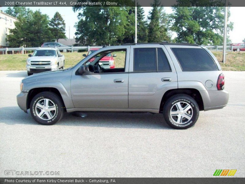Graystone Metallic / Ebony 2008 Chevrolet TrailBlazer LT 4x4